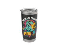 I'm Ready To Crush Pre-K Dinosaur Back To School Gobelet isotherme en acier inoxydable double paroi