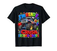 I'm Ready to Crush Second Grade Monster Truck Back to School T-Shirt