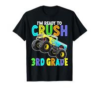 Im Ready to Crush Troisième Grade Monster Truck 3e année Garçons T-Shirt