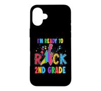 I'm Ready to Rock 2nd Grade Guitar Back to School Coque pour iPhone 16 Plus