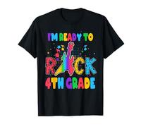 I'm Ready to Rock 4th Grade Guitar Back to School T-Shirt