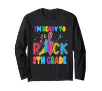 I'm Ready to Rock 5th Grade Guitar Back to School Manche Longue