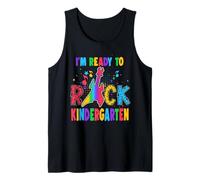 I'm Ready to Rock Kindergarten Guitar Back to School Débardeur