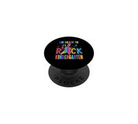I'm Ready to Rock Kindergarten Guitar Back to School PopSockets PopGrip Adhésif