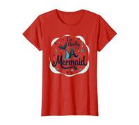 I'm Really A Sirène : Fantastique Océan Fantastique T-Shirt, Femme, Rouge, L