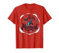 I'm Really A Sirène : Fantastique Océan Fantastique T-Shirt, Homme, Rouge, L