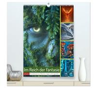 Im Reich der Fantasie (hochwertiger Premium Wandkalender 2026 DIN A2 hoch), Kunstdruck in Hochglanz: Ein Kalender wie aus einer anderen Welt mit Drachen, Elfen, mystische Wälder und epische Helden.