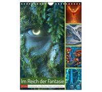 Im Reich der Fantasie (Wandkalender 2026 DIN A4 hoch), CALVENDO Monatskalender: Ein Kalender wie aus einer anderen Welt mit Drachen, Elfen, mystische Wälder und epische Helden.