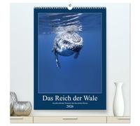 Im Reich der Wale (hochwertiger Premium Wandkalender 2026 DIN A2 hoch), Kunstdruck in Hochglanz: Atemberaubende Momente mit den sanften Riesen
