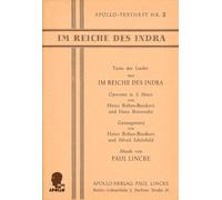 Im Reiche des Indra - LIBRETTO