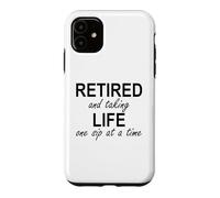 Im Retired and Taking Life One Sip at a Time Retirement Wine Coque pour iPhone 11