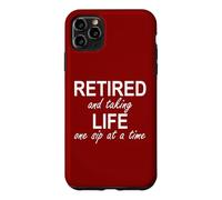 Im Retired and Taking Life One Sip at a Time Retirement Wine Coque pour iPhone 11 Pro Max