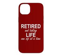 Im Retired and Taking Life One Sip at a Time Retirement Wine Coque pour iPhone 14 Plus