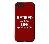 Im Retired and Taking Life One Sip at a Time Retirement Wine Coque pour iPhone SE (2020) / 7/8