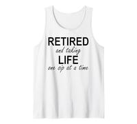 Im Retired and Taking Life One Sip at a Time Retirement Wine Débardeur