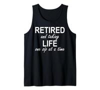 Im Retired and Taking Life One Sip at a Time Retirement Wine Débardeur