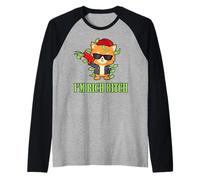 I'm rich bitch cat cap money lunettes de soleil cool Manche Raglan