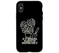 Im Rooting for It Plant Citation Humour pour Amoureux des Plantes Coque pour iPhone X/XS