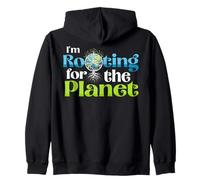 I'm Rooting for Planet Cute Earth Day Étudiants Enseignants Sweat à Capuche