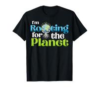 I'm Rooting for Planet Cute Earth Day Étudiants Enseignants T-Shirt