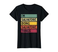 I'm Salvatore Doing Salvatore Things Funny Personnalisé T-Shirt Graphique avec Valeur
