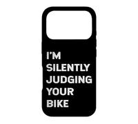 I'm Silently Judging Your Bike Drôle Cycliste Cycliste Cycliste Coque pour iPhone 17 Pro
