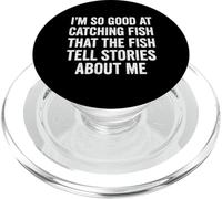 I'm So Good at Catching Fish - Pêcheur Amusant PopSockets PopGrip pour MagSafe