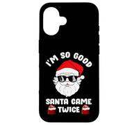 I'm So Good Santa Came Twice, Funny Christmas Coque pour iPhone 16