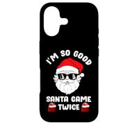I'm So Good Santa Came Twice, Funny Christmas Coque pour iPhone 17