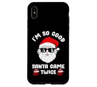 I'm So Good Santa Came Twice, Funny Christmas Coque pour iPhone XS Max