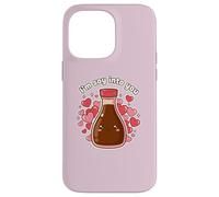 I'm So Into You Adorable Bouteille de Sauce soja Kawai Valentine Couple Coque pour iPhone 14 Pro Max