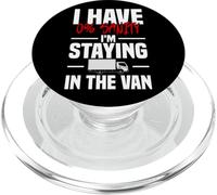 I'm Staying in Tha Van Funny Phasmophobia Women's Men's PopSockets PopGrip pour MagSafe