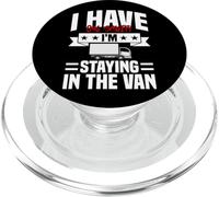 I'm Staying in Tha Van Phasmophobia Funny Gamer Men Women PopSockets PopGrip pour MagSafe