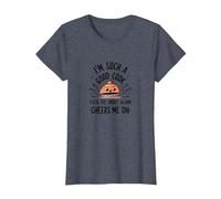 Im Such A Good Cook Détecteur de fumée Amusant T-Shirt, Femme, Bleu Chiné, XL