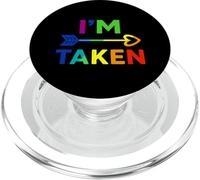 I'm Taken | La communauté LGBT Pride Rainbow Queer PopSockets PopGrip pour MagSafe