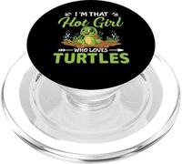 I'm That Hot Girl Who Loves Turtles | Tortue PopSockets PopGrip pour MagSafe