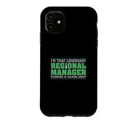 I'm That Legendary Regional Manager Rôles managériaux Amusants Coque pour iPhone 11