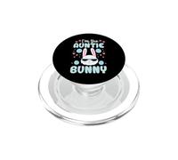 I'm The Auntie Bunny Floral Assorti Lapin de Pâques PopSockets PopGrip pour MagSafe