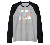 I'm The Baby Shower Host Design for Fun Celebrations ! Manche Raglan
