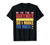 I'm The Bartender So I Make The Rules Funny Bartending T-Shirt