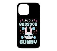 I'm The Bassoon Bunny Floral Matching Family Lapin de Pâques Coque pour iPhone 13 Pro Max