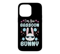 I'm The Bassoon Bunny Floral Matching Family Lapin de Pâques Coque pour iPhone 14 Pro Max