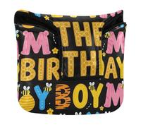Im The Birthday Boy Bee Honey Family Maillet de golf magnétique pour putter de golf carré imperméable en cuir PU