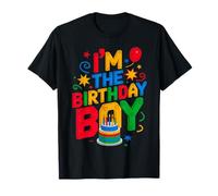 I'm The Birthday Boy Master Builder Briques de Construction T-Shirt