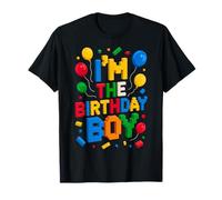 I'm The Birthday Boy Master Builder Briques de Construction T-Shirt