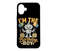 I'm The Birthday Boy Robot Robotics Birthday Coque pour iPhone 16 Plus