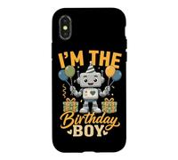 I'm The Birthday Boy Robot Robotics Birthday Coque pour iPhone X/XS