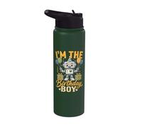 I'm The Birthday Boy Robot Robotics Birthday Stainless Steel Insulated Water Bottle