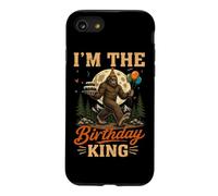 I'm The Birthday King Bigfoot Sasquatch Party Coque pour iPhone SE (2020) / 7/8