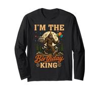 I'm The Birthday King Bigfoot Sasquatch Party Manche Longue